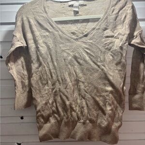 Banana Republic Light Brown Knit Top